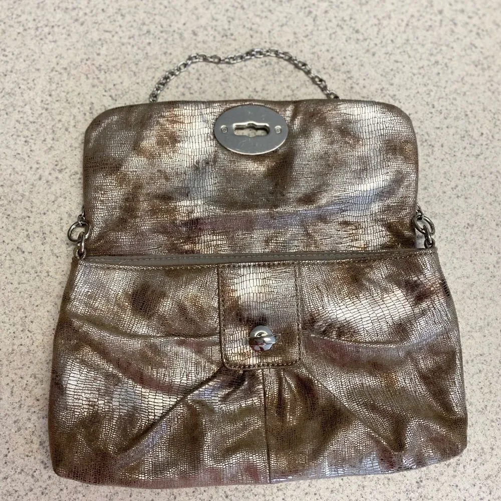 The limited Metallic Reptile Embossed Purse - Picture 3 of 6